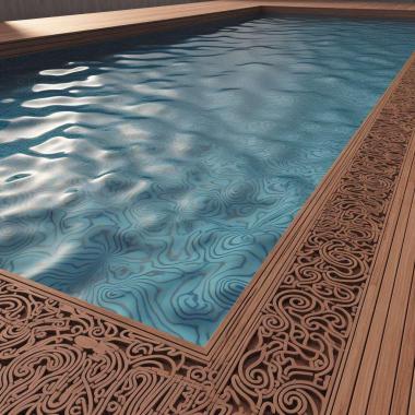 Patterns and decorations Premium Pool 2 3d model